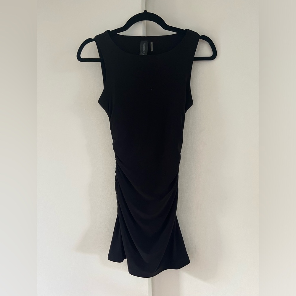 Norma Kamali Pickleball Dress in black